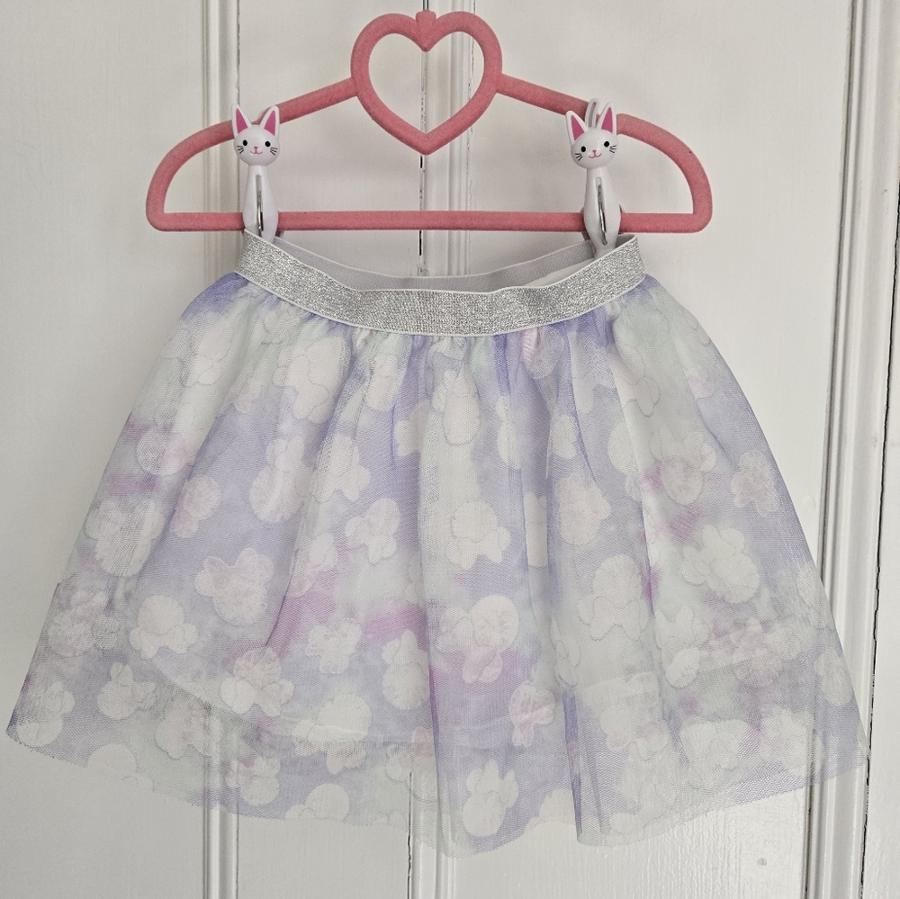 DISNEY Minnie Mouse Toddler Pastel Purple & White Tutu Skort  (24 months)